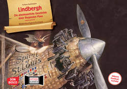 Lindbergh: Die abenteuerliche Geschichte einer fliegenden Maus. Kamishibai Bildkartenset von Kuhlmann,  Torben
