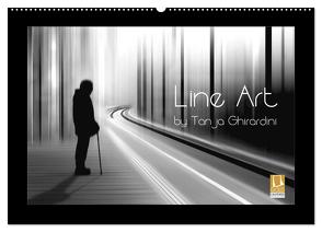 Line Art – by Tanja Ghirardini (Wandkalender 2024 DIN A2 quer), CALVENDO Monatskalender von Ghirardini,  Tanja