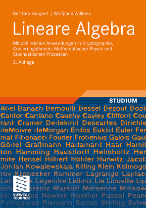 Lineare Algebra von Huppert,  Bertram, Willems,  Wolfgang