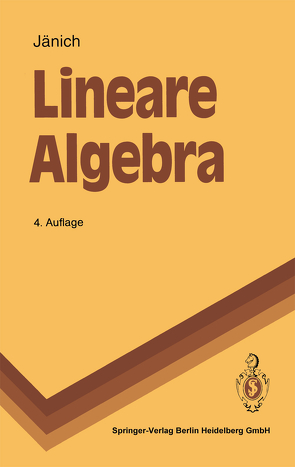 Lineare Algebra von Jänich,  Klaus