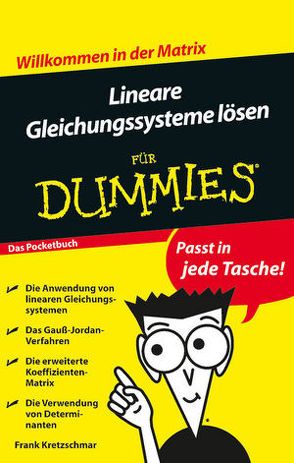 Lineare Gleichungssysteme lösen für Dummies Das Pocketbuch von Kretzschmar,  Frank