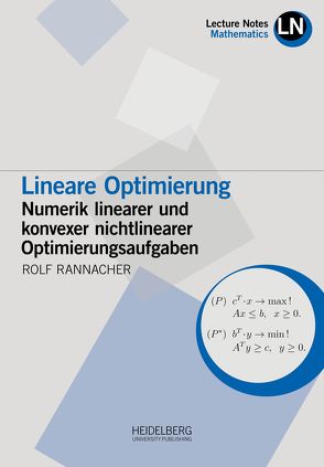 Lineare Optimierung von Rannacher,  Rolf