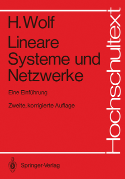 Lineare Systeme und Netzwerke von Wolf,  Hellmuth