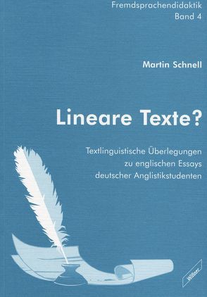 Lineare Texte? von Schnell,  Martin, Schröder,  Konrad