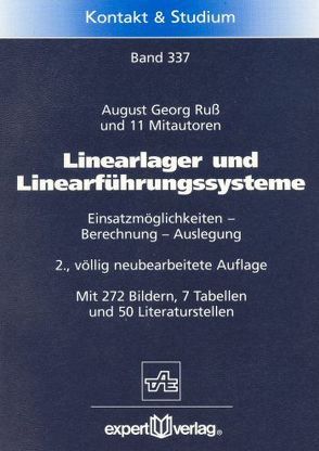 Linearlager und Linearführungssysteme von Ruß,  August G.