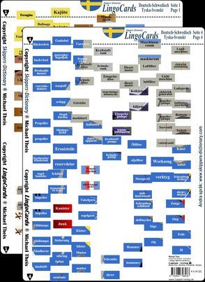 LingoCards Deutsch-Schwedisch von Theis,  Michael