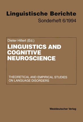 Linguistics and Cognitive Neuroscience von Hillert,  Dieter