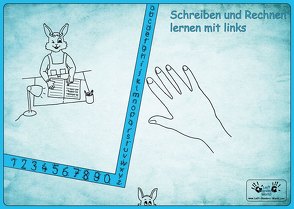 Linkshänder Schreibunterlage „Hasenkind“ von Steinkopf,  Frank