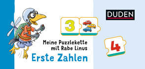 Meine Puzzlekette mit Rabe Linus – Erste Zahlen von Leberer,  Sigrid, Leuchtenberg,  Stefan, Raab,  Dorothee