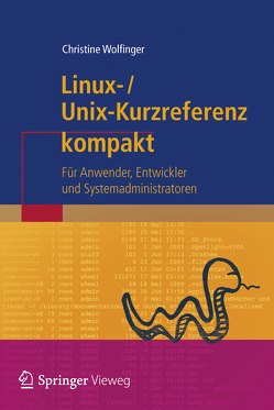 Linux-Unix-Kurzreferenz von Wolfinger,  Christine
