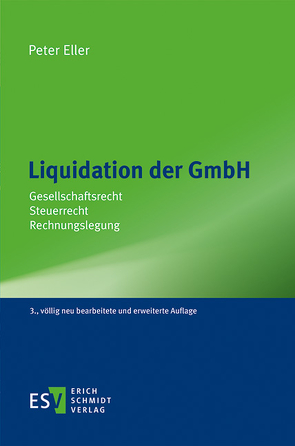 Liquidation der GmbH von Eller,  Peter
