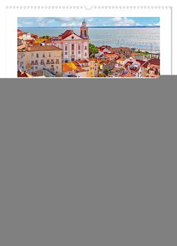 Lissabon – ein Traumreiseziel (Wandkalender 2024 DIN A2 hoch), CALVENDO Monatskalender von Schwarze,  Nina