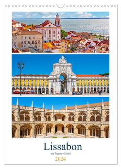 Lissabon – ein Traumreiseziel (Wandkalender 2024 DIN A3 hoch), CALVENDO Monatskalender von Schwarze,  Nina