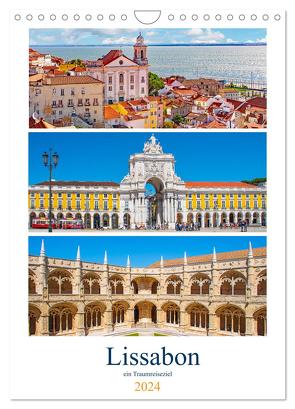 Lissabon – ein Traumreiseziel (Wandkalender 2024 DIN A4 hoch), CALVENDO Monatskalender von Schwarze,  Nina