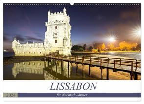 LISSABON für Nachtschwärmer (Wandkalender 2024 DIN A2 quer), CALVENDO Monatskalender von boeTtchEr,  U