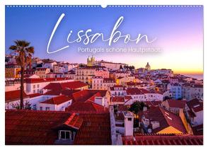 Lissabon – Portugals schöne Hauptstadt. (Wandkalender 2024 DIN A2 quer), CALVENDO Monatskalender von SF,  SF