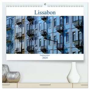 Lissabon Stadtansichten 2024 (hochwertiger Premium Wandkalender 2024 DIN A2 quer), Kunstdruck in Hochglanz von Gerken,  Jochen