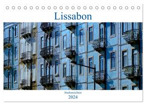 Lissabon Stadtansichten 2024 (Tischkalender 2024 DIN A5 quer), CALVENDO Monatskalender von Gerken,  Jochen