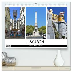 LISSABON und die Atlantikküste (hochwertiger Premium Wandkalender 2024 DIN A2 quer), Kunstdruck in Hochglanz von Senff,  Ulrich