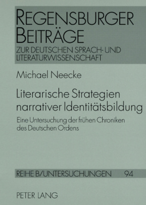 Literarische Strategien narrativer Identitätsbildung von Neecke,  Michael