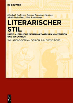 Literarischer Stil von Andersen,  Elizabeth, Bauschke-Hartung,  Ricarda, Reuvekamp,  Silvia