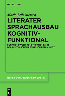Literater Sprachausbau kognitiv-funktional von Merten,  Marie-Luis