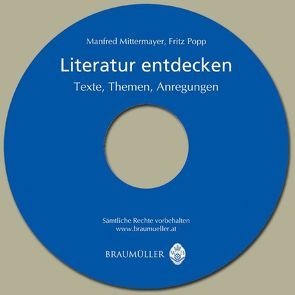 Literatur entdecken von Mittermayer,  Manfred, Popp,  Fritz