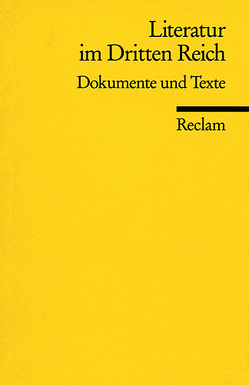 Literatur im Dritten Reich von Graeb-Könneker,  Sebastian