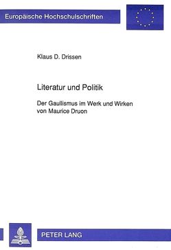 Literatur und Politik von Drissen,  Klaus D.