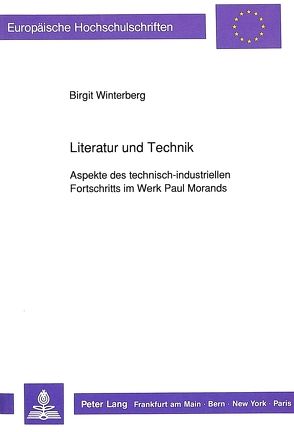 Literatur und Technik von Winterberg,  Birgit