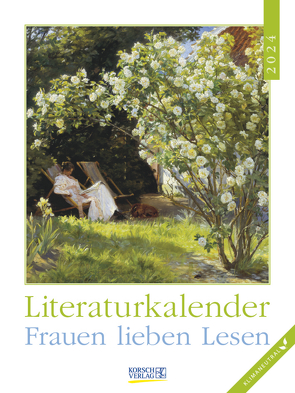 Literaturkalender Frauen lieben Lesen 2024 von Korsch Verlag