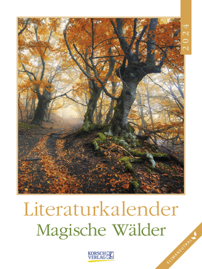 Literaturkalender Magische Wälder 2024 von Korsch Verlag