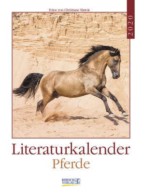 Literaturkalender Pferde 2020 von Korsch Verlag, Slawik,  Christiane