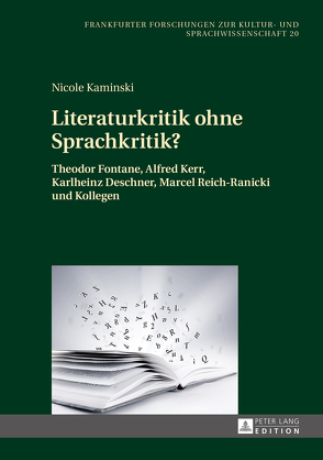 Literaturkritik ohne Sprachkritik? von Kaminski,  Nicole