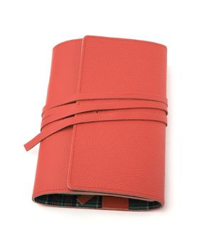 LITERAturtasche M rosso | Buchhülle aus Leder