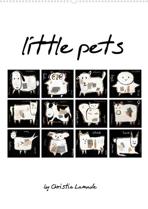 little pets (Wandkalender 2023 DIN A2 hoch) von ChristinLamade