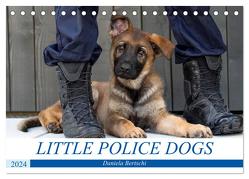 Little Police Dogs (Tischkalender 2024 DIN A5 quer), CALVENDO Monatskalender von Bertschi,  Daniela