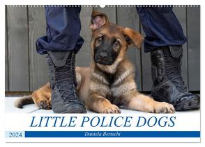 Little Police Dogs (Wandkalender 2024 DIN A2 quer), CALVENDO Monatskalender von Bertschi,  Daniela