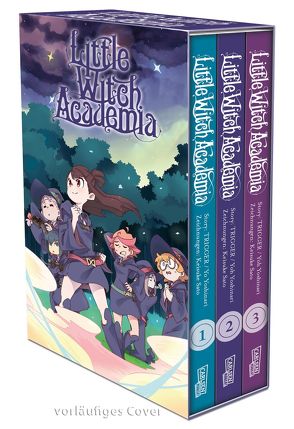 Little Witch Academia, Bände 1-3 im Sammelschuber von Sato,  Keisuke, Steggewentz,  Luise, Yoshinari,  Ryo, Yoshinari,  Yoh