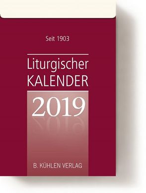 Liturgischer Kalender 2019 von Hurtz,  Klaus