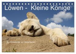 Löwen – Kleine Könige (Tischkalender 2024 DIN A5 quer), CALVENDO Monatskalender von Sander,  Stefan