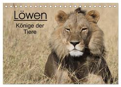 Löwen – Könige der Tiere (Tischkalender 2024 DIN A5 quer), CALVENDO Monatskalender von Sander,  Stefan