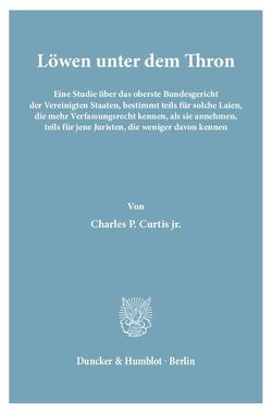 Löwen unter dem Thron. von Curtis,  Charles P. jr.