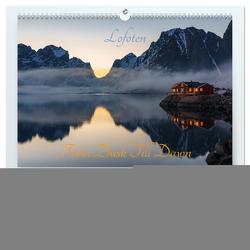 Lofoten – From Dusk Till Dawn (hochwertiger Premium Wandkalender 2024 DIN A2 quer), Kunstdruck in Hochglanz von Schoen,  Ulrich