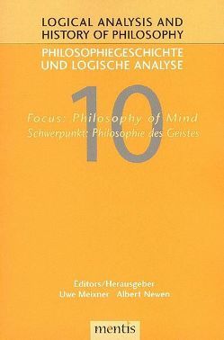 Focus: Philosophy of Mind/Schwerpunkt: Philosophie des Geistes von Meixner,  Uwe, Newen,  Albert