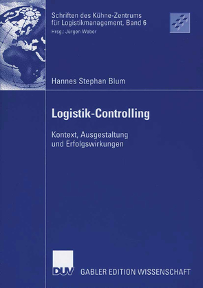 Logistik-Controlling von Blum,  Hannes Stephan, Weber,  Prof. Dr. Jürgen