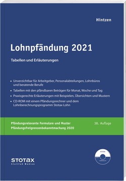 Lohnpfändung 2021 von Hintzen,  Udo
