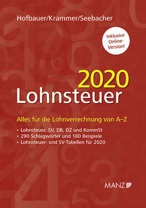 Lohnsteuer 2020 von Hofbauer,  Josef, Krammer,  Michael, Seebacher,  Michael