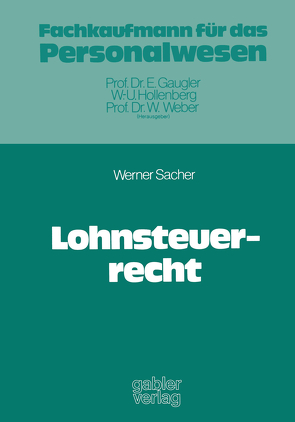 Lohnsteuerrecht von Sacher,  Werner