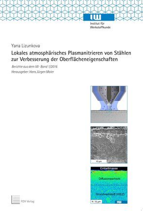 Lokales atmosphärisches Plasmanitrieren von Stählen zur Verbesserung der Oberflächeneigenschaften von Lizunkova,  Yana, Maier,  Hans Jürgen